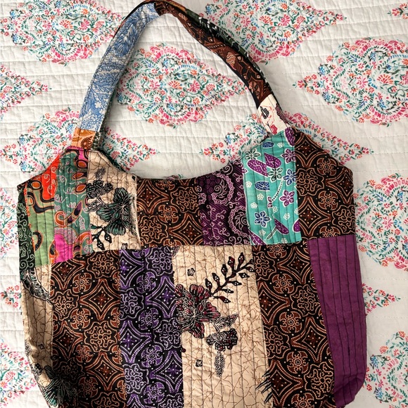 Artisan quilted tote bag/purse - Picture 2 of 7